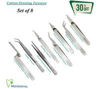 8-PCs Chirurgiche Strumenti Microchirurgia Tweezer For Holding Bracket & Surgery