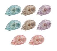 8 PCS Colla a Nastro Permanente, 8 mm x 8 m, Colla Roller, Biadesivo per Foto, Ideale per Scrapbooking, Colla Roller e Progetti Artigianali, Adesivo per Foto, Uso Quotidiano e Creativo