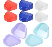 8 Pcs Contenitore Per Dentiera Case Di Protesi Comoda Custodia La Protezione