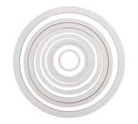 8 Pcs Cornice in Legno Per Acchiappasogni Forme Di Cerchi Cerchio Artigianale