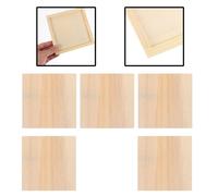 8 Pcs Cornice Quadro Fogli Di Compensato Tiglio Legno Vuoto Ritagli