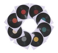 8 Pcs Decorazione Murale Ornamento Dei Record Musicale Per Camera Da Letto