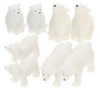 8 Pcs DEVIZIONE DELL'OVERSO CINETTO Figurine Di Animali Miniatura