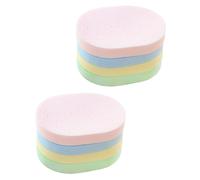 8 Pcs Exfoliate Pad Spugnette Viso Pulizia Di Rimozione Del Trucco Per Il