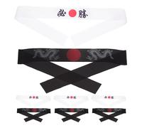 8 Pcs Fascia Per La Testa Bushido Victory Da Samurai Chef Di Sushi