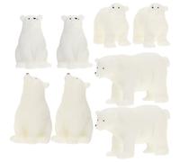 8 Pcs Figurina Di Orso Statua Dell'orso DEVIZIONE DELL'OVERSO CINETTO