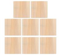 8 Pcs Fogli Di Legno Quadrati Cornice Per Quadro Vuoto Assi