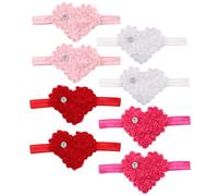 8 Pcs Frontini Per Capelli Bambina Fasce Neonata Bambini Neonati