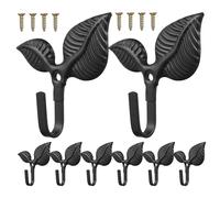 8 Pcs Ganci Rustici Decorativi in ferro Appendiabiti Vintage Da Parete