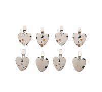 8 Pcs Heart Pendant Domestic Decorative Clips Table Weights Hangers Wear- Resistant Tablecloth Clamps Tablecloth Pendant