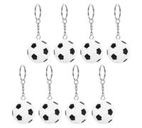 8 Pcs Mini Portachiavi Pallone Ciondolo Per Borsa Fai Da Te Pendente Della