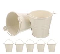 8 Pcs Mini Secchielli Decorazione Per Feste Secchio Di Ferro Metallo