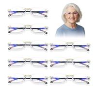 8 PCS Occhiali Anti Luce Blu Occhiali Progressivi Uomo Ausilio Alla Lettura Messa Fuoco Automatica Intelligente Protezione Antiriflesso Confortevole Unisex Adatto Sia Per Visione Vicino Che Lontano