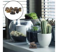 8 Pcs Ornamento in Resina Statuina Vintage Di Micro Casa Arredamento Della