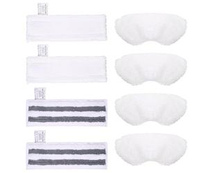 8 PCS per Kärcher Accessori Pulitori a Vapore, Microfibra per Pavimento, Panno Mop Accessori, per Karcher Easy Fix SC1 SC2 SC3 SC4 SC5