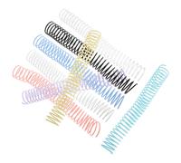 8 PCS Pettini Di Rilegatura Anelli Raccoglitori Colorati Dorsi Spirale Plastica