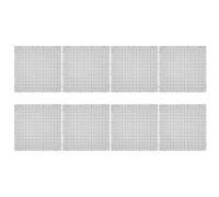 8 Pcs Piastra Isolante Del Filtro Inferiore Serbatoio Pesce Supporto Divisorio