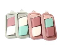 8 Pcs Pouf Per Cipria Puff Trucco Sbuffo in Polvere Sciolto Tampone Il