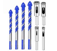 8 PCS Punte Da Trapano Professionali per Gres Porcellanato in Ceramica, Calcestr