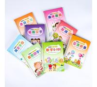 8 Pcs Quaderno Groove Calligrafia Per Bambini Documento Di Cinese Carta