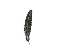 8 PCS Retro Metal Feather Bookmark Beautiful Cool Book Page Mark Student Stationery School Office Supplies(Dark Grey)