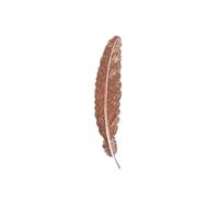 8 PCS Retro Metal Feather Bookmark Beautiful Cool Book Page Mark Student Stationery School Office Supplies(Rose Gold)