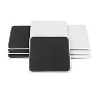8 pcs Reusable Large Furniture Sliders for Carpet,5" Square Furniture Movers Sliders,Heavy-Duty Carpet Furniture Moving Sliders Furniture Moving Pads Furniture Glides (5 inch,8pcs Square)