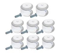 8 Pcs Ruote Per Deambulatore Ricambio Girello Girevoli Universali