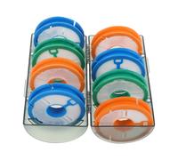 8 Pcs Scatola Porta Mulinello Da Pesca Gestione Della Lenza Legna Di