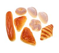8 Pcs Simulazione Del Giocattolo Alimentare Di Pane Falso