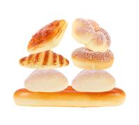 8 Pcs Simulazione Del Giocattolo Alimentare Di Pane Falso