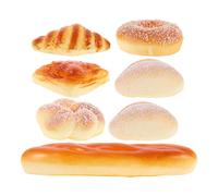 8 Pcs Simulazione Del Giocattolo Alimentare Di Pane Falso