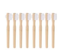 8 Pcs Spazzolino Per Protesi Nylon Di Media Durezza Ripasso Portatile