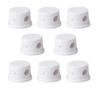 8 PCS Supporto Cavo Clips, 360 ° Rotante Supporto Cavo Auto Adesivo Regolabile Organizzatore di Cavo Gestione Efficiente per Scrivania Cavo Lngresso Comodino Cavi di Ricarica Cavo Audio Bianco