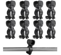 8 Pcs Supporto per Bastone da Passeggio, Supporto Per Stampella Per Sedia a Rotelle, Supporto Per Stampella Per Sedia a Rotelle Supporto 360° Supporto Per Canna da Sedia a Rotelle