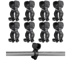 8 Pcs Supporto per Bastone da Passeggio, Supporto Per Stampella Per Sedia a Rotelle, Supporto Per Stampella Per Sedia a Rotelle Supporto 360° Supporto Per Canna da Sedia a Rotelle