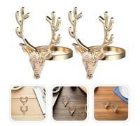 8 Pcs Table Decoration Holiday Setting Portatovaglioli Renna Anelli Pranzo