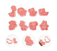 8 Pcs Tagliabiscotti " Nella Giungla" Per Una Festa Tema Stampo Stampi