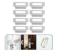 8 Pcs Targhetta Porta Piastra Di Rinforzo Serratura Riscontro Della