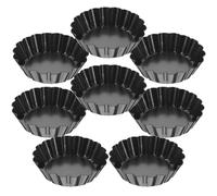 8 Pcs Teglie Per Crostate Tartellette Mini Stampi Torte Accessori La Cottura