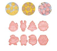 8 Pcs Timbro Per Biscotti Utensili Stampi Da Forno Comodo Stampo