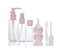 8 Pcs Travel Bottles Set,Travel Bottles & Containers,Refillable Small Mini Empty Plastic Pump/Spray/Squeeze Bottles for Cosmetic and Travel Toiletries