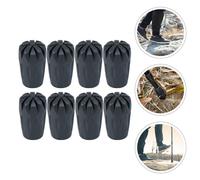 8 Pcs Trekking Cane Protector Hiking Pole Rubber Tips for and Puntali Bastoni
