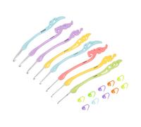 8 Pcs Uncinetto Alluminio Uncinetti Ergonomico Set Forniture Per Maglieria