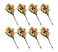 8 Pcs Uova Decorative Pasquali Di Ramo Artificiale Esposizione Delle