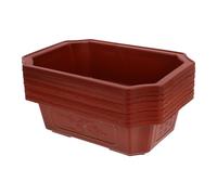 8 Pcs Vasi Di Plastica Per Piante in Da Interno Vaso Fiori Giardino