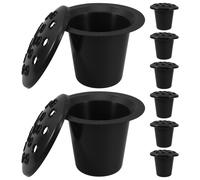 8 Pcs Vaso Da Cimitero Forma Di Cono Portafiori Per Tomba Vasi Cimiteriali