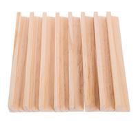 8 Pcs Vassoi Domino Legno Porta-piani Accessorio Giocattolo Portacarte