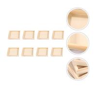 8 Pcs Vassoi Portaoggetti Per Puzzle Cubo Accessori Piccolo Vassoio in Legno