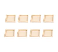 8 Pcs Vassoi Portaoggetti Per Puzzle Cubo Piccolo Vassoio in Legno